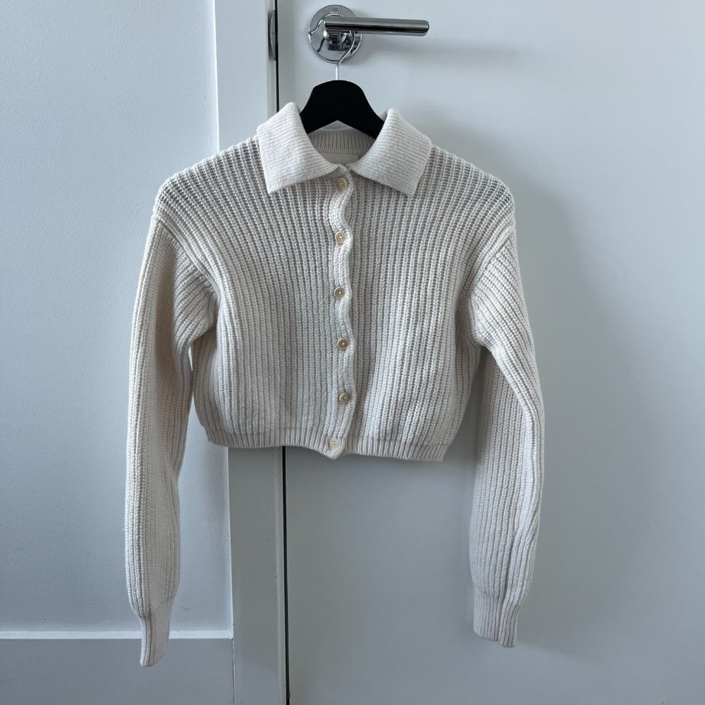 Aritzia Wilfred Nasim Next Door Sweater Cardigan - Picture 2 of 8